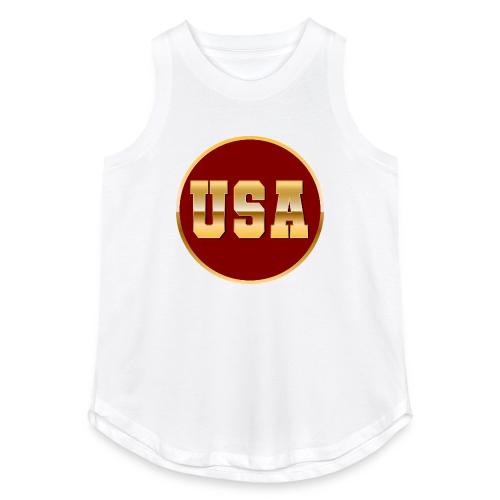Golden USA Seal - Women's Relaxed Tank Top