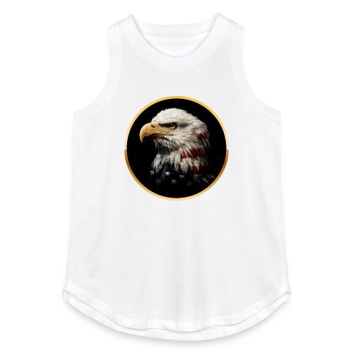 America: Golden Freedom Crest - Women's Relaxed Tank Top