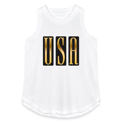 USA Gold Monolith - Women's Relaxed Tank Top