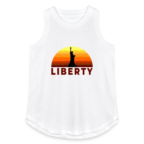 USA: Sunset Liberty Bold - Women's Relaxed Tank Top