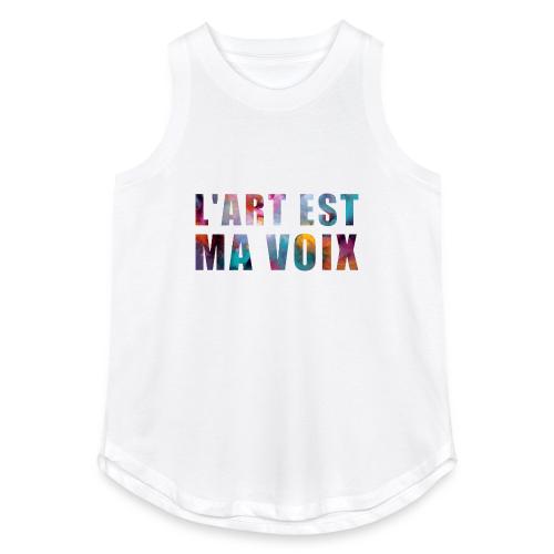 Art is my voice - Women's Relaxed Tank Top