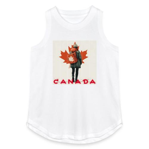 Canada: Proud Canadian Woman - Women's Relaxed Tank Top