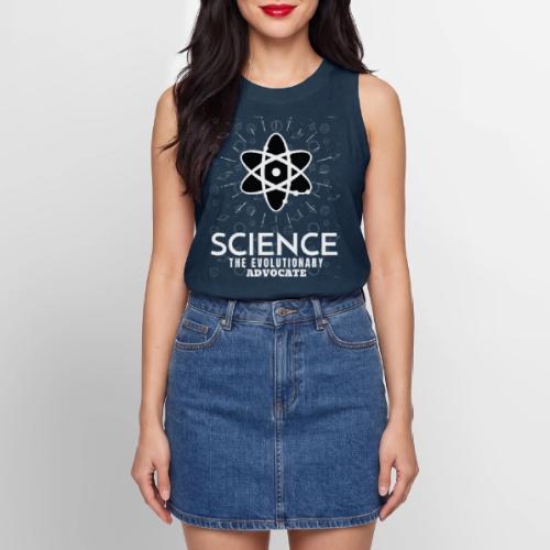 Science The Evolutionary Advocate White Design - Women's Relaxed Tank Top