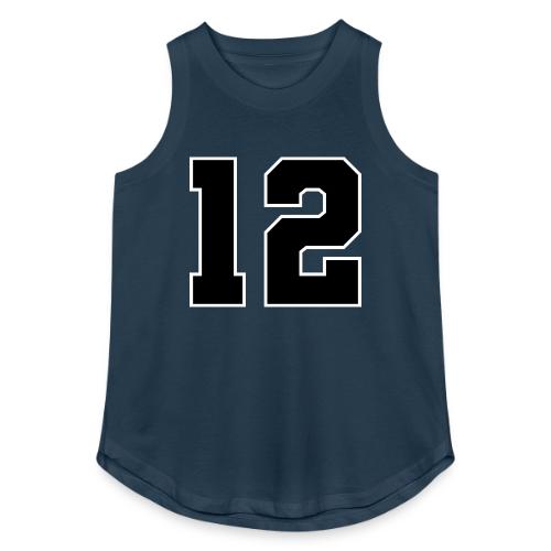 Varsity Number 12 Sports Design - Women's Relaxed Tank Top