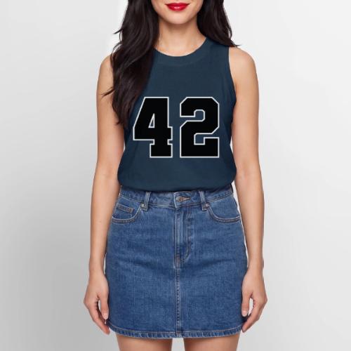 Varsity Number 42 Sports Style - Women's Relaxed Tank Top