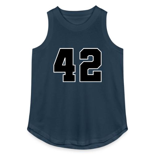Varsity Number 42 Sports Style - Women's Relaxed Tank Top