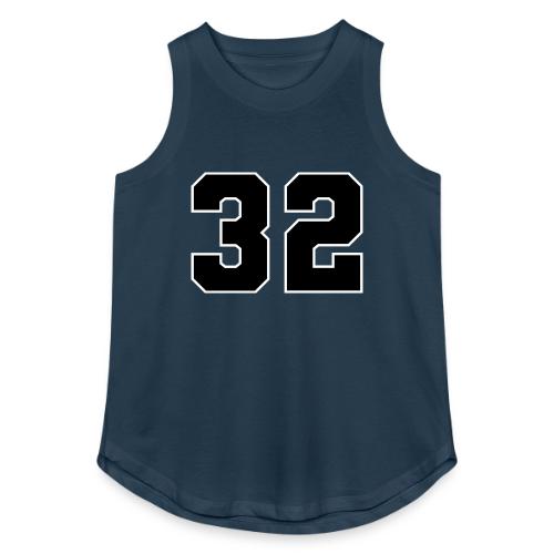 Varsity Number 32 Athletic Design - Women's Relaxed Tank Top
