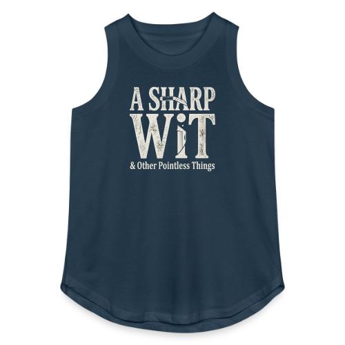 A Sharp Wit & Other Pointless Things - Knife Pun - Women's Relaxed Tank Top