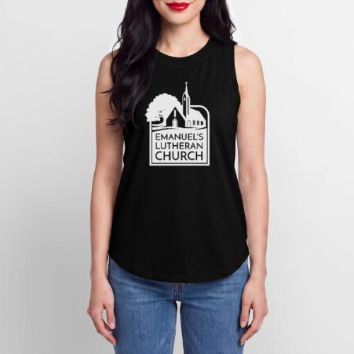 Single Vertical white2 - Women's Relaxed Tank Top
