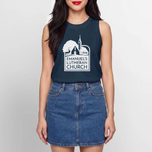 Single Vertical white2 - Women's Relaxed Tank Top