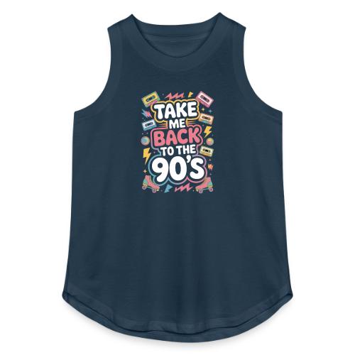 Retro 90s Take Me Back Graphic Art - Women's Relaxed Tank Top