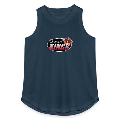 Passport Kings logo for dark shirts - Women's Relaxed Tank Top