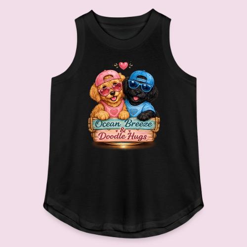 Ocean Breeze & Doodle Hugs - Women's Relaxed Tank Top