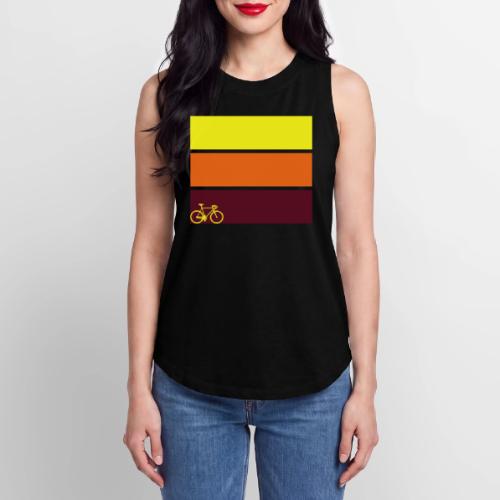 tricolor with bicycle - Women's Relaxed Tank Top