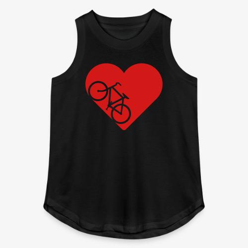 Bike in heart - Women's Relaxed Tank Top