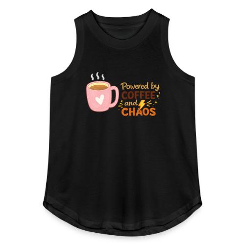 Powered by Coffee and Chaos - Women's Relaxed Tank Top