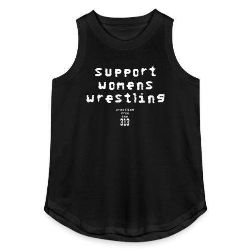 Support women’s wrestling (white) - Women's Relaxed Tank Top