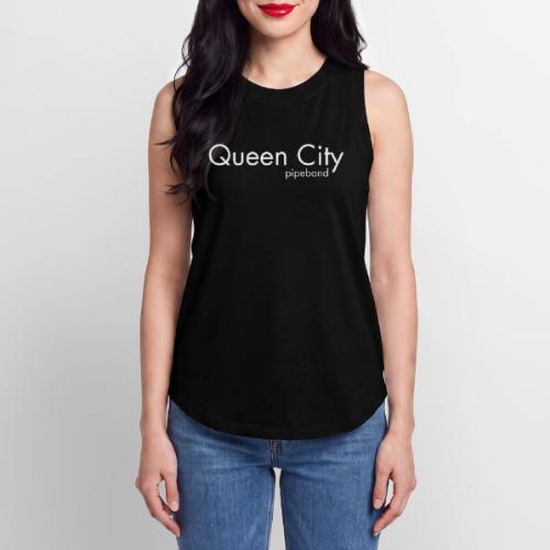 Queen City white - Women's Relaxed Tank Top