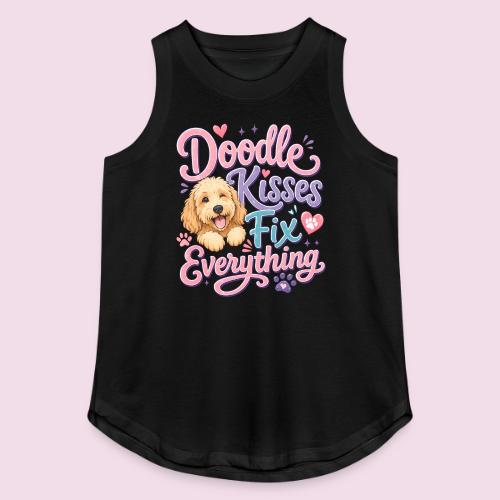 Doodle Kisses Fix Everything Dog Lover Gift - Women's Relaxed Tank Top