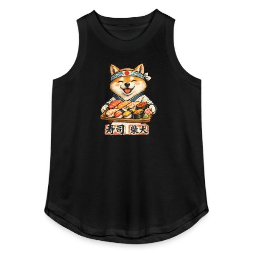 Funny Shiba Inu Sushi Kawaii Dog Tee - Women's Relaxed Tank Top