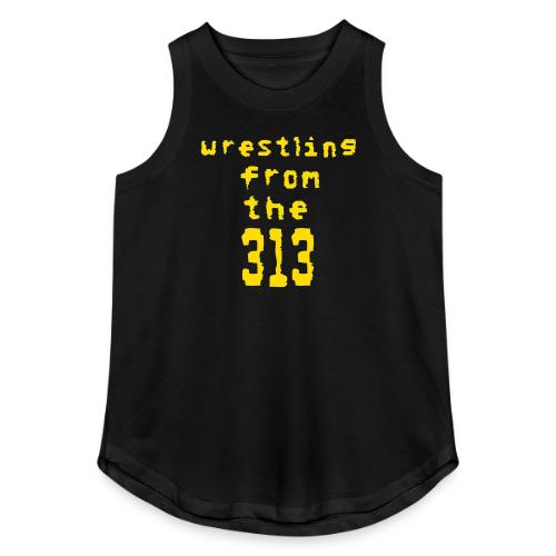 Wrestling from the 313 (yellow) - Women's Relaxed Tank Top
