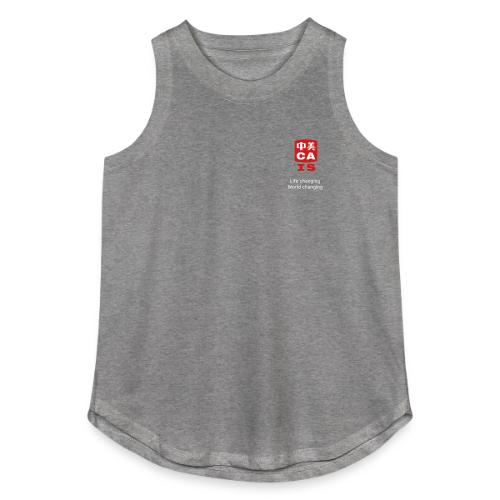 CAIS Logo (Life Changing World Changing) on Black - Women's Relaxed Tank Top