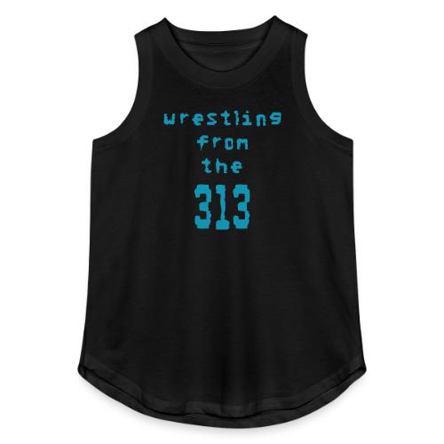 Wrestling from the 313 (Teal) - Women's Relaxed Tank Top