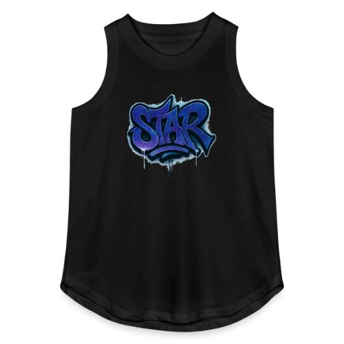 Cosmic STAR Graffiti Tag Tee - Women's Relaxed Tank Top