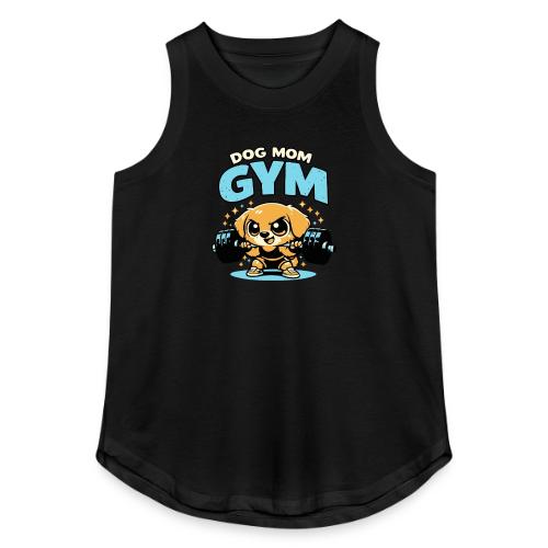 Chibi Dog Gym Workout - Women's Relaxed Tank Top