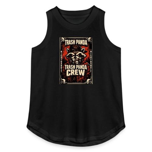 Midnight Forager Raccoon Mushroom Hunter - Women's Relaxed Tank Top