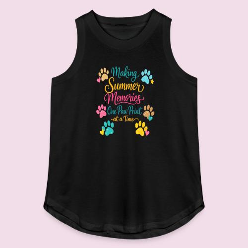 Making Summer Memories One Paw Print at a Time - Women's Relaxed Tank Top