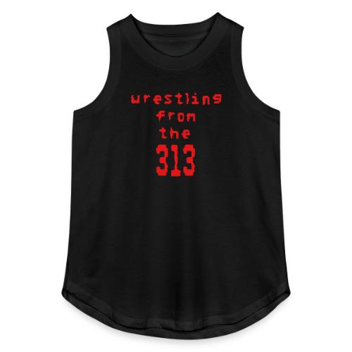 Wrestling from the 313 (red) - Women's Relaxed Tank Top