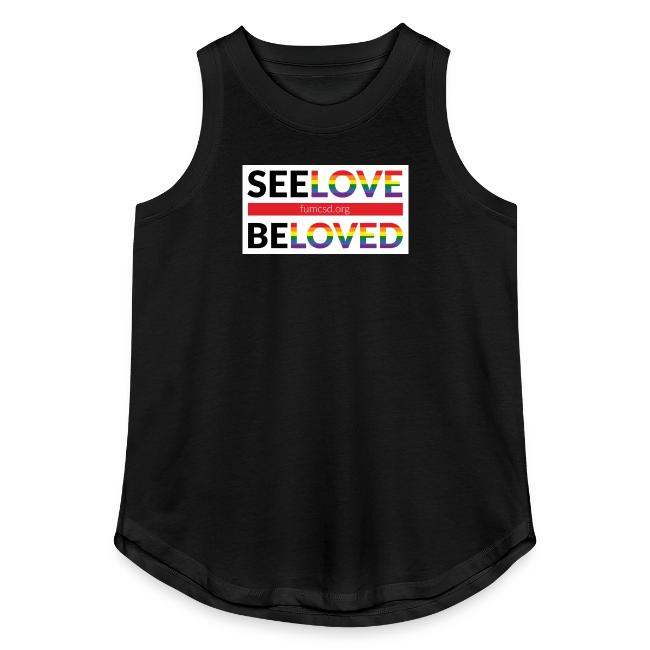FUMCSD See Love, Be Loved: white design background