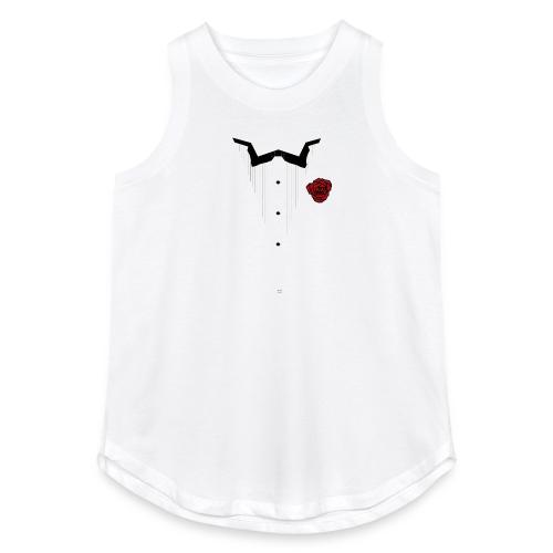Tuxedo w/White Lapel - Women's Relaxed Tank Top