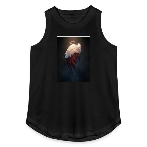 Angel vs Demon Wings Dark Aesthetic Gothic T-Shirt - Women's Relaxed Tank Top