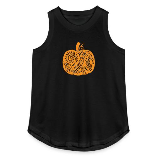 Pasliy Pumpkin Tee Orange - Women's Relaxed Tank Top