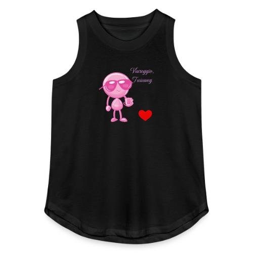 Smoon City_Viareggio Tuscany Pink - Women's Relaxed Tank Top