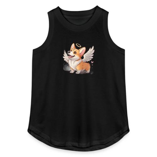 Angel Wings Corgi - Women's Relaxed Tank Top