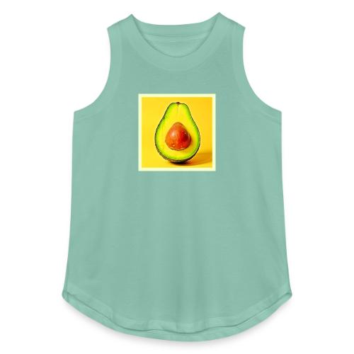 The Beauty of a Healthy Avocado Design - Women's Relaxed Tank Top