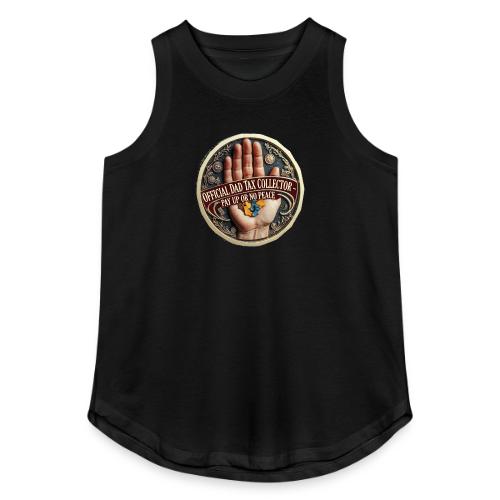 Dad Tax Collector Medallion T Shirt - Women's Relaxed Tank Top