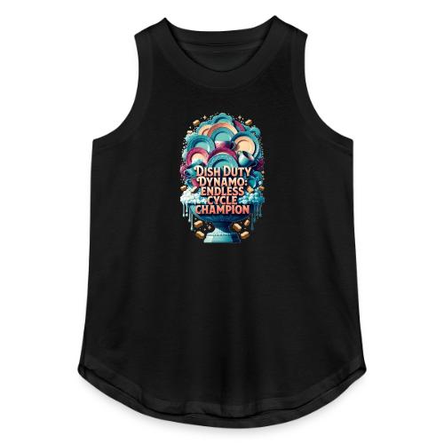 Dish Duty Dynamo T Shirt, Endless Cycle Champion - Women's Relaxed Tank Top
