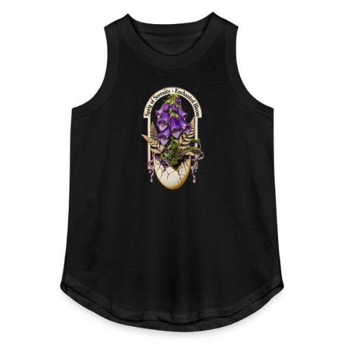 Spring Serenity Foxglove Tee, Easter Gift for wife - Women's Relaxed Tank Top