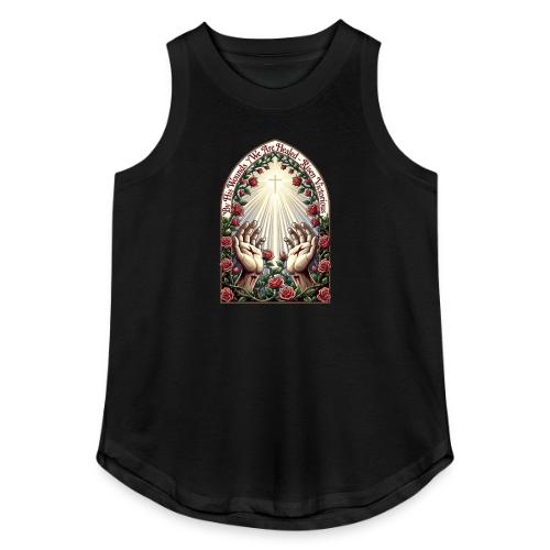 Easter By His Wounds Healed T Shirt, Renewal Gift - Women's Relaxed Tank Top