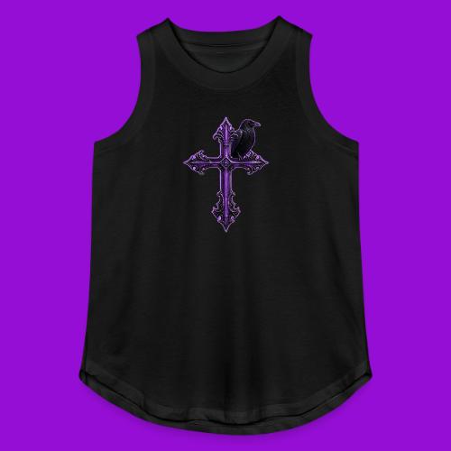 Gothix Raven Cross - Women's Relaxed Tank Top