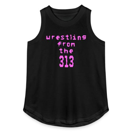 Wrestling from the 313 (pink) - Women's Relaxed Tank Top