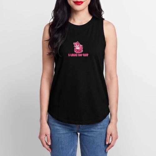 I love my cat - Women's Relaxed Tank Top