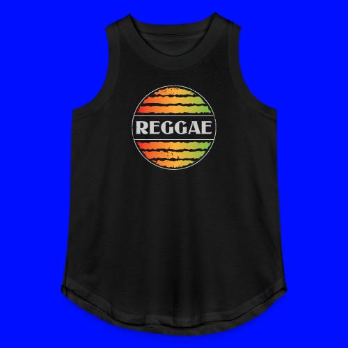 Reggae celebration vibrant rasta music design - Women's Relaxed Tank Top