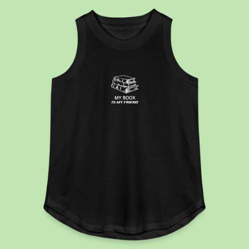 book lover t-shirt, book day shirt, my book is my - Women's Relaxed Tank Top