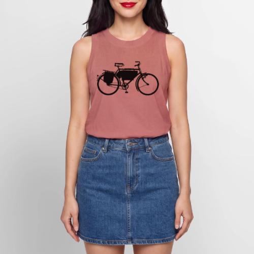 swiss_army_bike_bw - Women's Relaxed Tank Top