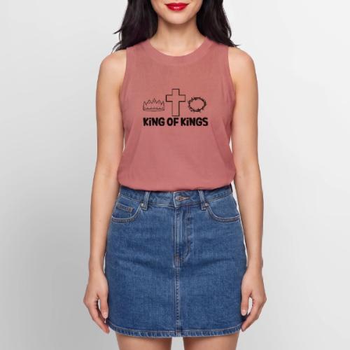 King of Kings – Bold Christian Faith Apparel - Women's Relaxed Tank Top